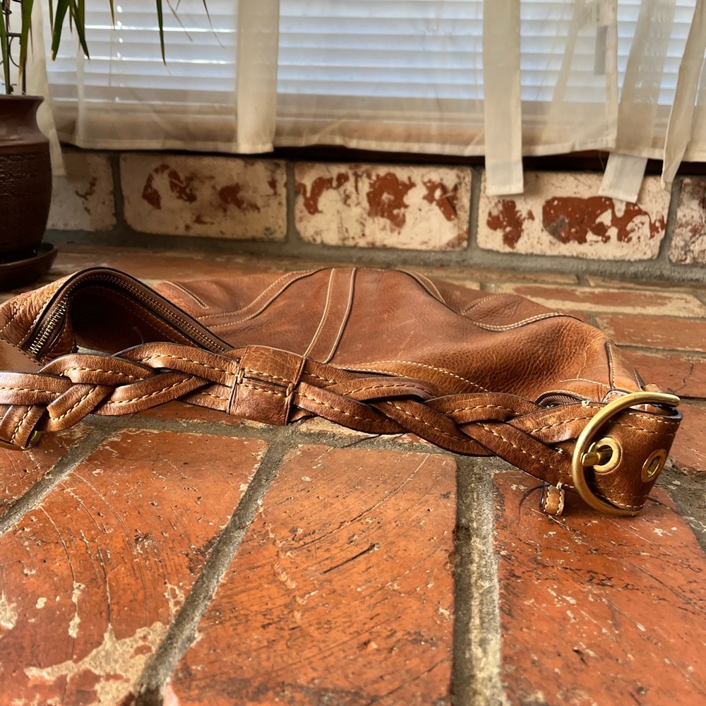 Coach Tan Leather Hobo Bag - Picture 10 of 10